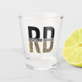 RD Registered Dietitian Cheetah Print RD Gifts Shot Glas (Voorkant)