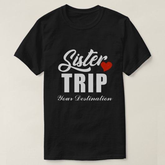 RD Shirten met speciale zusters, zuster Travel T-shirt (Design voorkant)