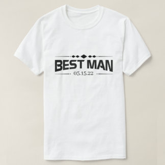 RD Shirten van de Bachelor Party, Beste man T-shirt