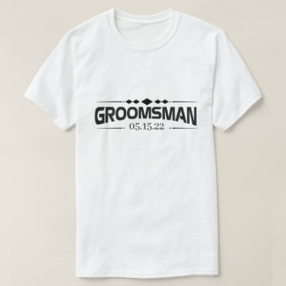 RD Shirten van de Bachelor Party, Groomsman T-shirt