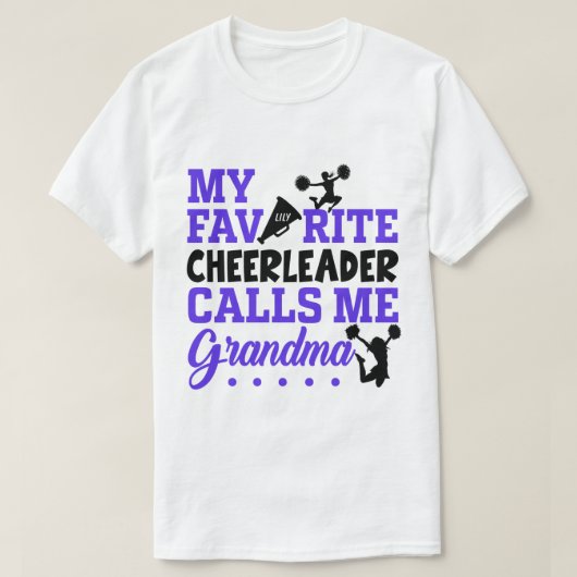 RD Speciaal Cheerleader Shirt, Cheer Grandma T-shirt (Design voorkant)