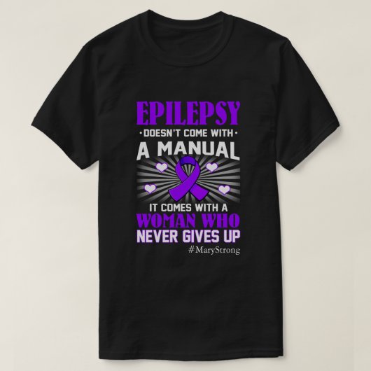 RD Speciaal Epilepsy Shirt, Epilepsy Bewustheid T-shirt (Design voorkant)