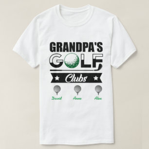 RD Speciaal gepersonaliseerde opa's Golf Club T-shirt