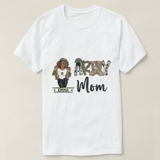 RD Speciaal mam Shirt leger, aangepaste militairen (Design voorkant)