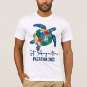 RD St Augustinus Zee Turtle Florida Family Vacking T-shirt (Voorkant)