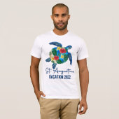 RD St Augustinus Zee Turtle Florida Family Vacking T-shirt (Voorkant volledig)