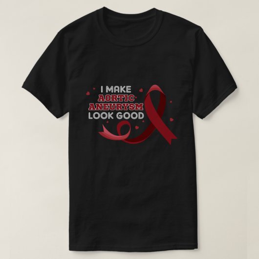 RD Thoracic Aortic Aneurysm Awareness Shirt Burgun (Design voorkant)