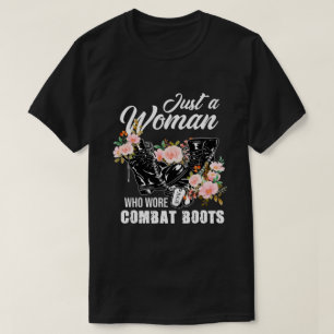 RD Veteraan op maat gemaakt Vrouw, alleen een vrou T-shirt
