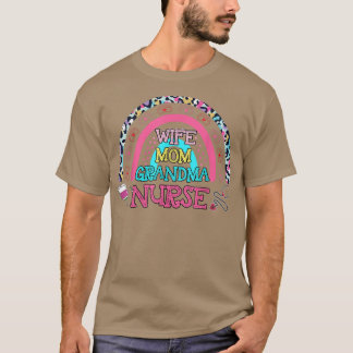 Rd Wife mama Grandma Nurse Moederdag Verpleegkundi T-shirt