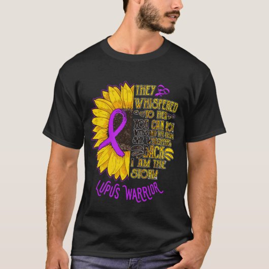 RD Ze waren gegrift op haar Lupus Warrior Lupus T-shirt (Voorkant)