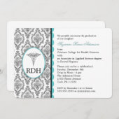 RDH Afstuderen Dental Hygienist Hygiënnendemper Kaart (Voorkant / Achterkant)