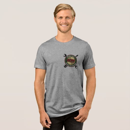 RDH Garage Little Logo Tri-Blend Shirt (Voorkant volledig)