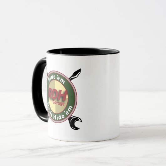RDH Garage Logo Coffee Mug Mok (Voorkant links)
