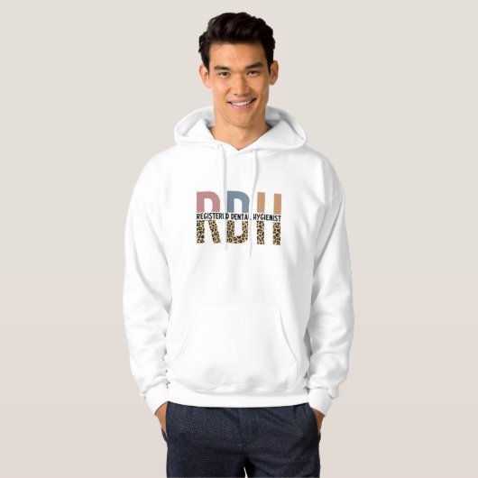 RDH geregistreerde tandheelkundige apotheker Hoodie (Voorkant volledig)