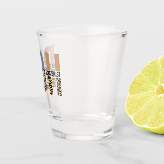 RDH geregistreerde tandheelkundige hygiënist Loopa Shot Glas (Rechts)