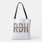 RDH geregistreerde tandheelkundige hygiënist Loopa Tote Bag (Achterkant)