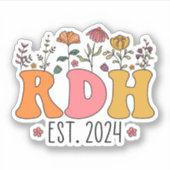 RDH Tandhygiëne Tandheelkundige Student RDH Afstud Sticker (Voorkant)