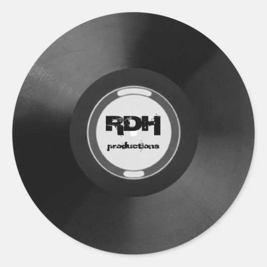 RDHprod. Vinyl Sticker (Voorkant)