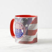 RDN Geregistreerd Dietitian Nutritionist PATRIOTIC Mok (Voorkant links)