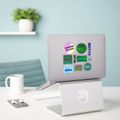 RDN Stickers - Verscheidenheid Pagina 2 + ADIME (Laptop op bureau)