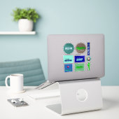 RDN Stickers - Verscheidenheid Pagina 3 + SOAP (Laptop op bureau)