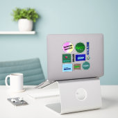 RDN Stickers - Verscheidenheid Pagina 8 + SOAP (Laptop op bureau)