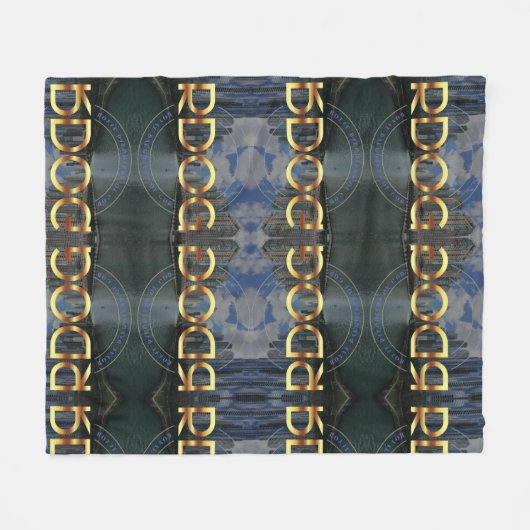 RDOG Chicago Classic Blanket Fleece Deken (Voorkant (Horizontaal))