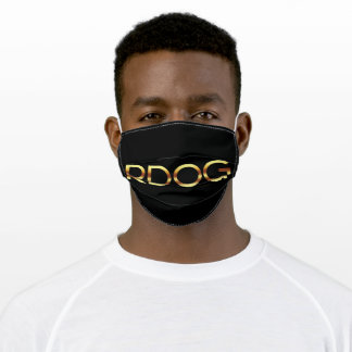 RDOG Classic Black Face Mask Stoffen Mondkapje