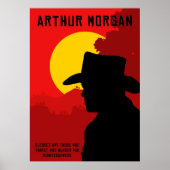 Rdr2 Arthur Morgan Poster (Voorkant)