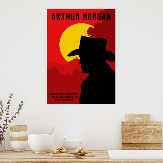 Rdr2 Arthur Morgan Poster (Keuken)