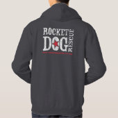 RDR-Logo ( rood/wit) Hoodie (Achterkant)