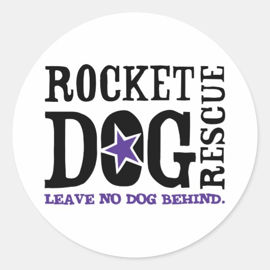RDR Logo-Stickers Ronde Sticker (Voorkant)