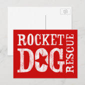 RDR Logo (wht/blank star) Briefkaart (Voorkant / Achterkant)