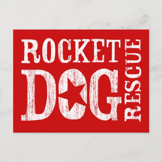 RDR Logo (wht/blank star) Briefkaart (Voorkant)
