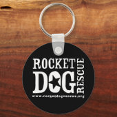 RDR Logo (wht/blank star) Sleutelhanger (Voorkant)