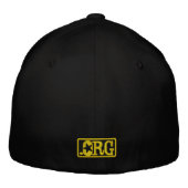 RDR-Logo (zwart/goud) Pet (Achterkant)