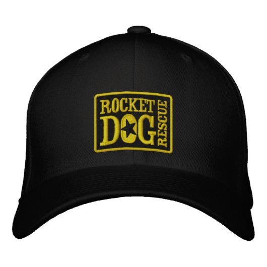 RDR-Logo (zwart/goud) Pet (Voorkant)
