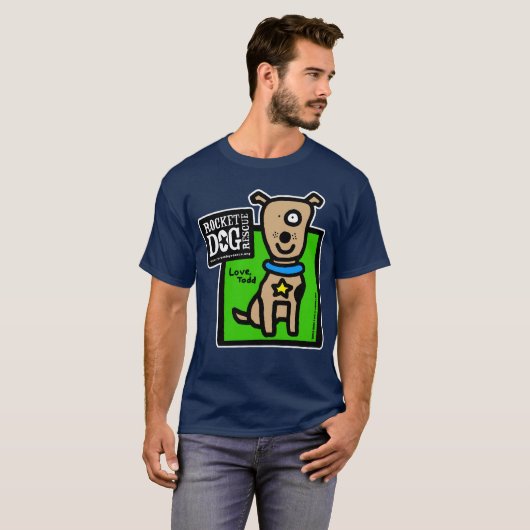 RDR - Todd Parr (bruine hond) T-shirt (Voorkant volledig)
