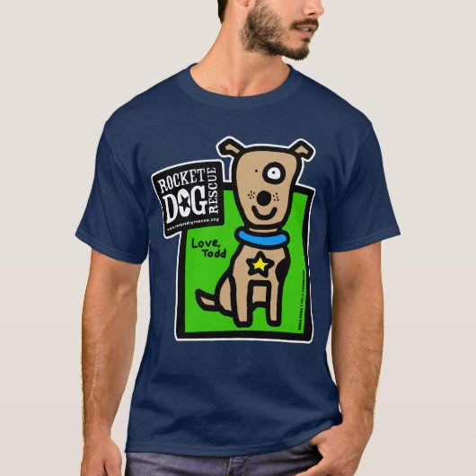 RDR - Todd Parr (bruine hond) T-shirt (Voorkant)
