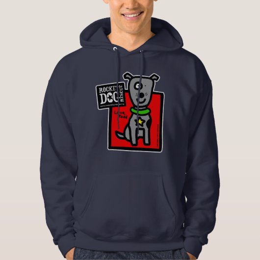 RDR - Todd Parr (grijze hond) Hoodie (Voorkant)