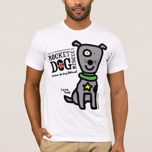 RDR - Todd Parr (Lrg Dog Grey) T-shirt (Voorkant)