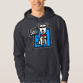 RDR - Todd Parr (witte hond) Hoodie (Voorkant)