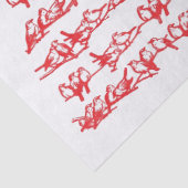 RDS TREE EN CHRISTMAS LADY Black White Gem Tissuepapier (Detail)