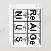 Re-Al-Ge-Ni-U-S (echt geniaal) - Volledig Briefkaart (Voorkant / Achterkant)