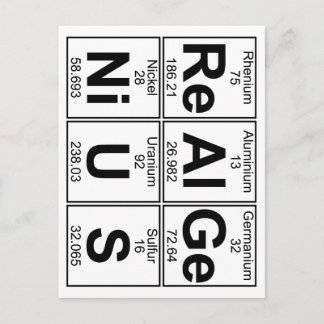Re-Al-Ge-Ni-U-S (echt geniaal) - Volledig Briefkaart