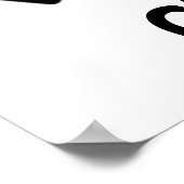 RE CYCLE Recycle Bicycle Symbol Poster (Hoek)