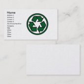 RE-cyclegreen Visitekaartje (Voorkant / Achterkant)