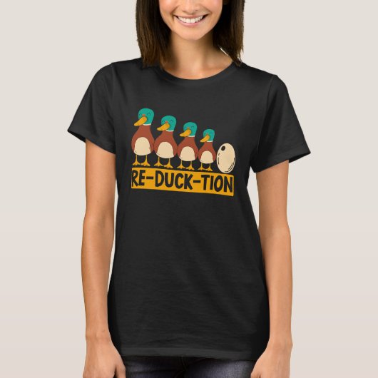 Re Duck Tion Duck Whisperer Duckling Bird Waterfow T-shirt (Voorkant)