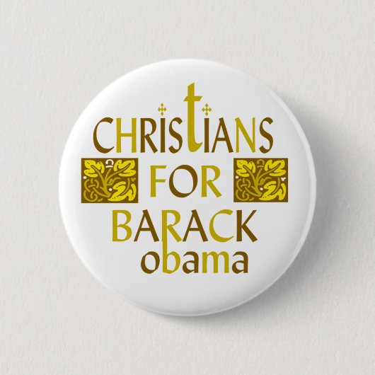 Re Elect Barack Obama 2012 Ronde Button 5,7 Cm (Voorkant)