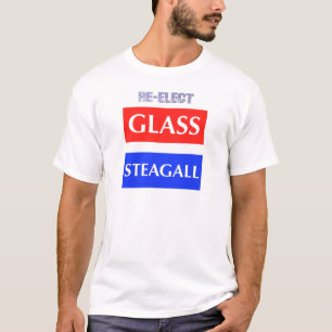 RE-ELECT Glass Steagall T-shirt